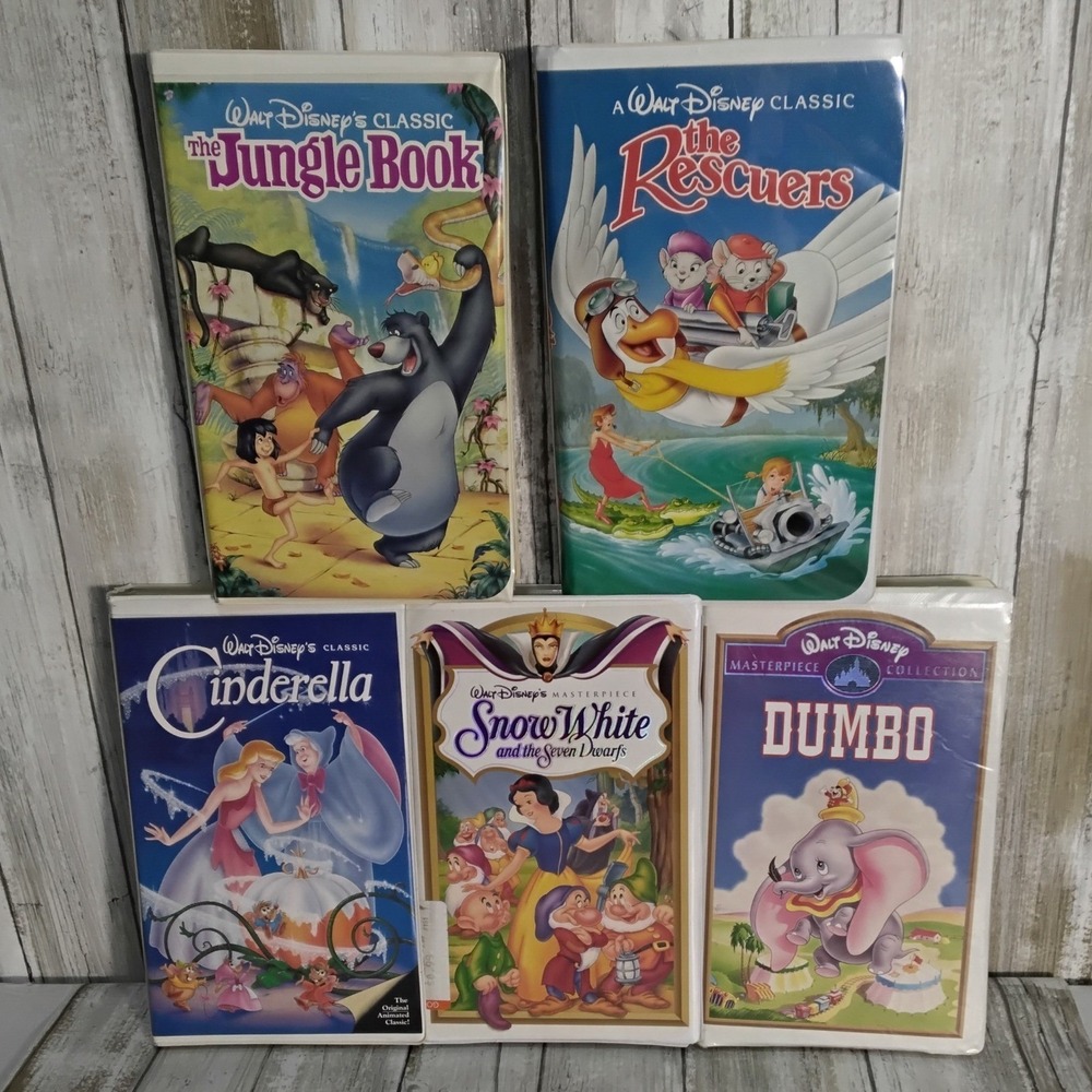 Vintage 1996 Gold Collection‎ of Walt Disney Classic VHS Movies - Picture 3 of 5